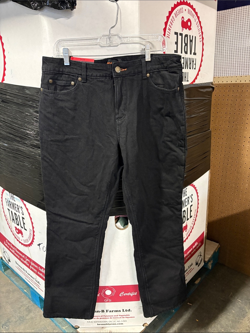 Realtree Black Lined Jeans for Men